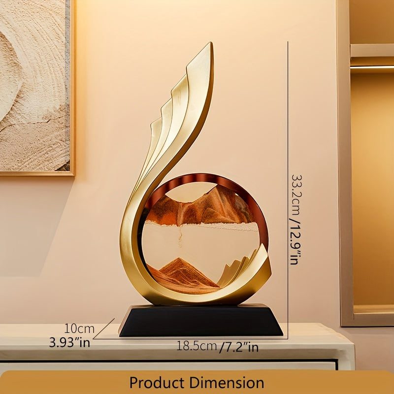 Deep Sea Sandscape Sculpture - 3D Moving Sand Art Display