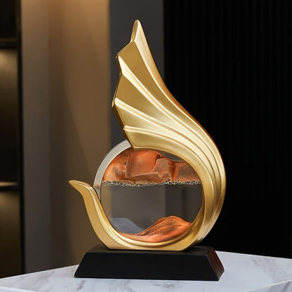 Deep Sea Sandscape Sculpture - 3D Moving Sand Art Display