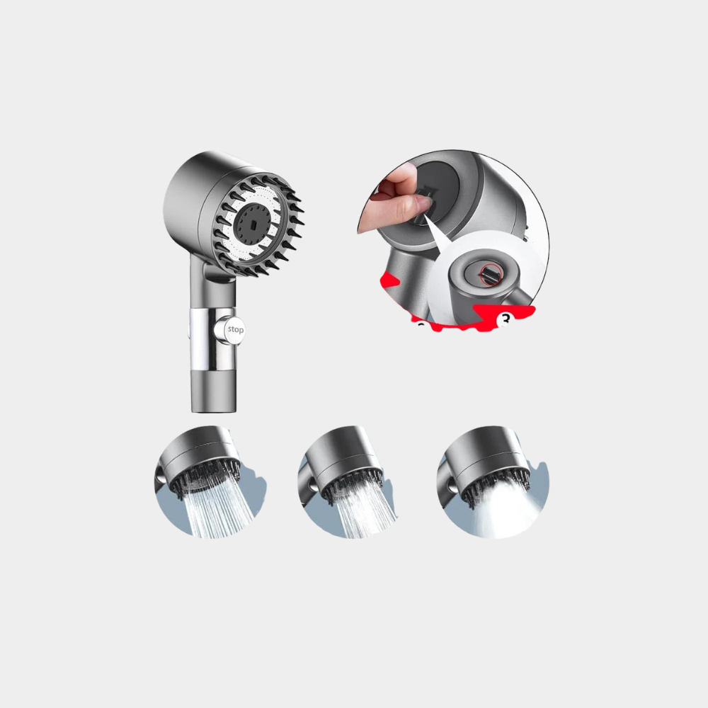 AquaFlow™ 3-Mode Spa Shower