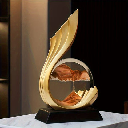 Deep Sea Sandscape Sculpture - 3D Moving Sand Art Display