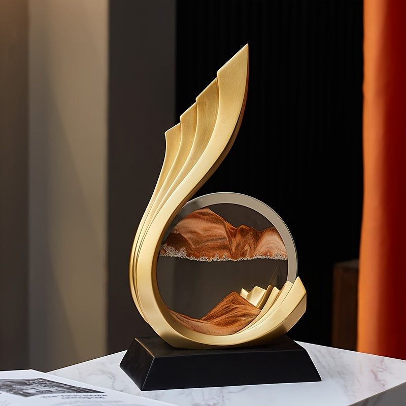 Deep Sea Sandscape Sculpture - 3D Moving Sand Art Display