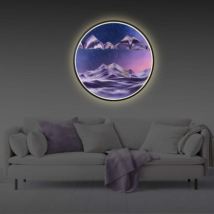 Sand Art LED Wall Sconce - Moving Sand Art Wall Lamp