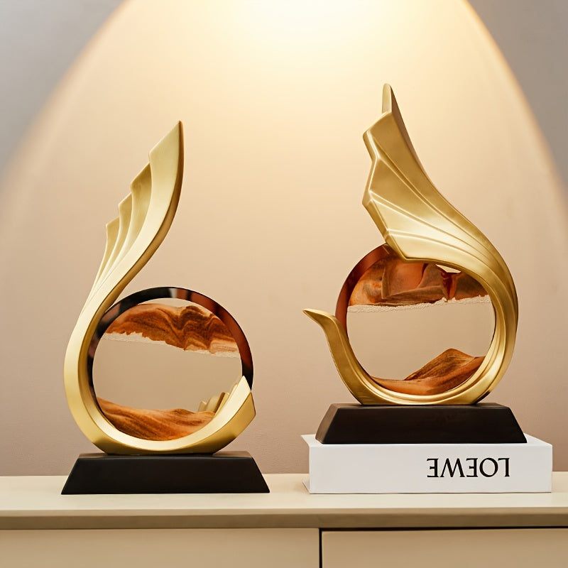 Deep Sea Sandscape Sculpture - 3D Moving Sand Art Display