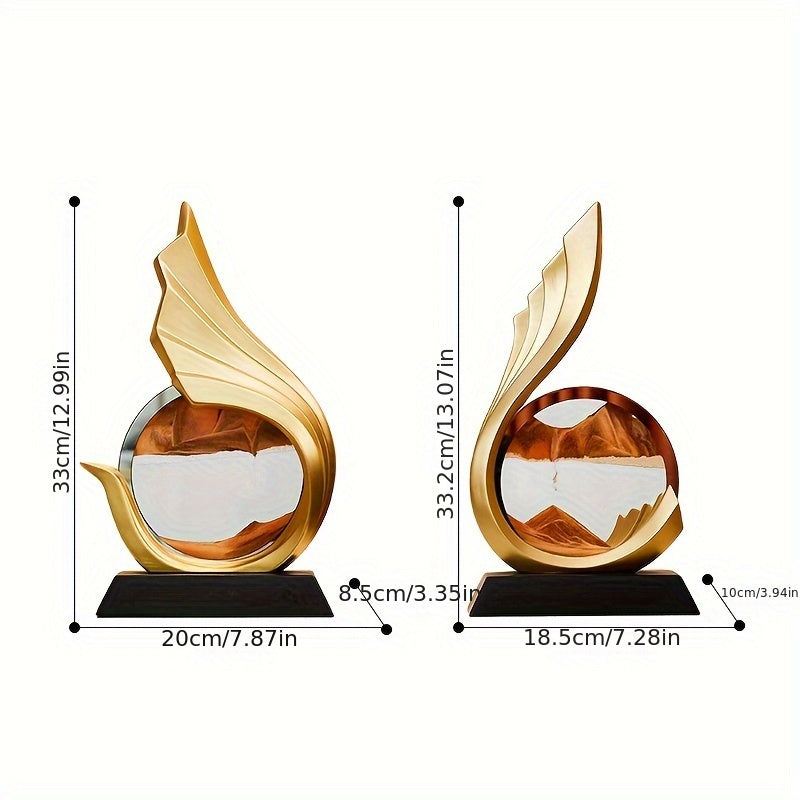 Deep Sea Sandscape Sculpture - 3D Moving Sand Art Display