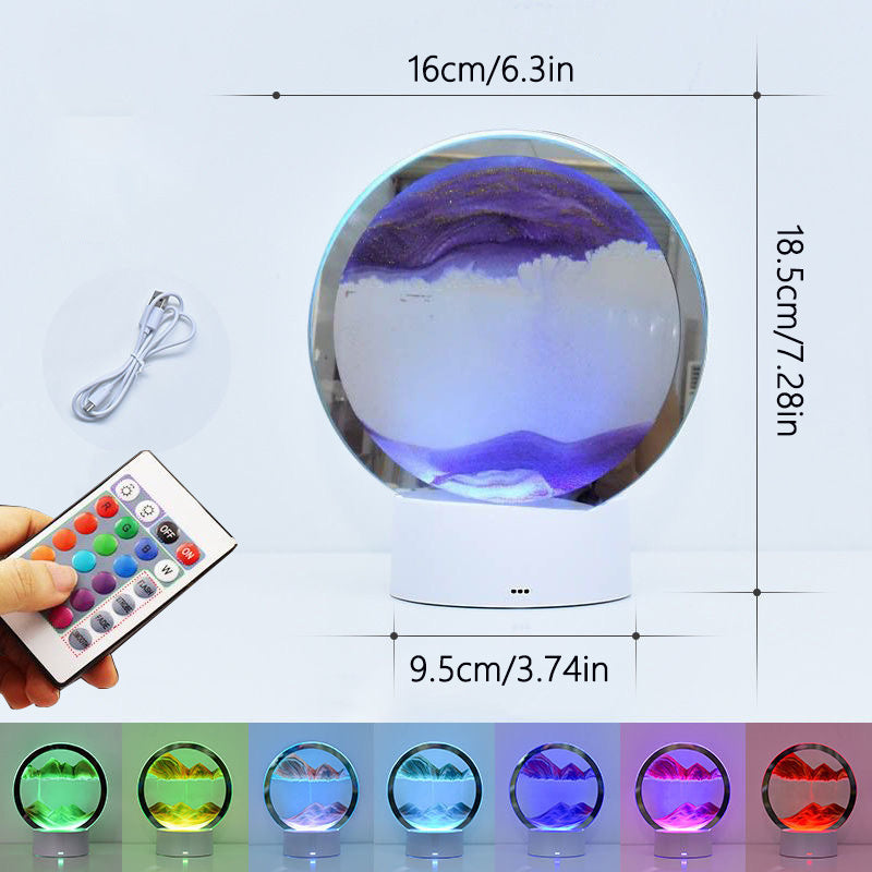 360° Deep Sea Sand Art Hourglass