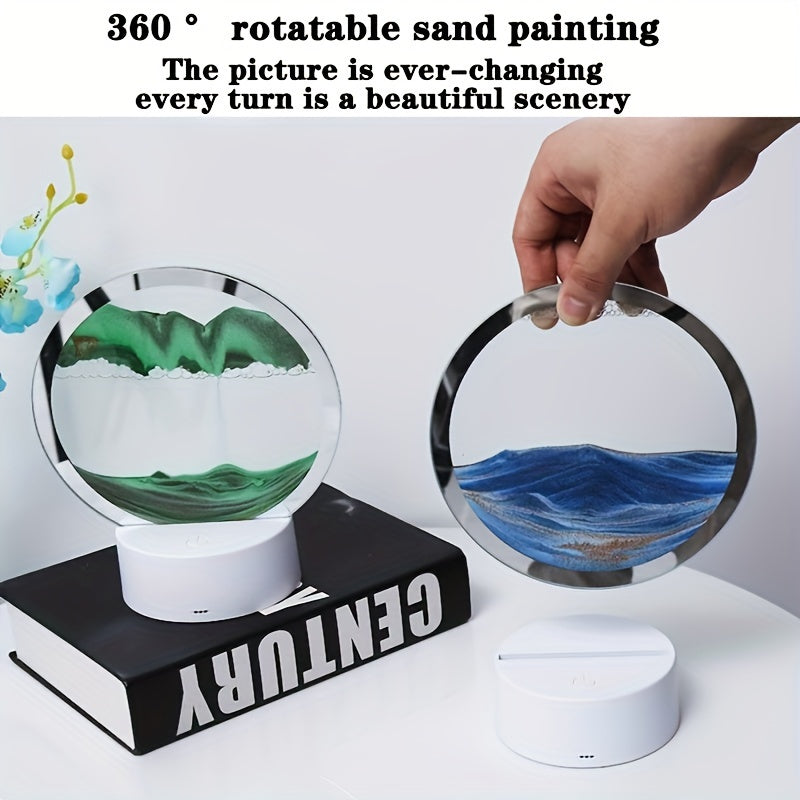 360° Deep Sea Sand Art Hourglass
