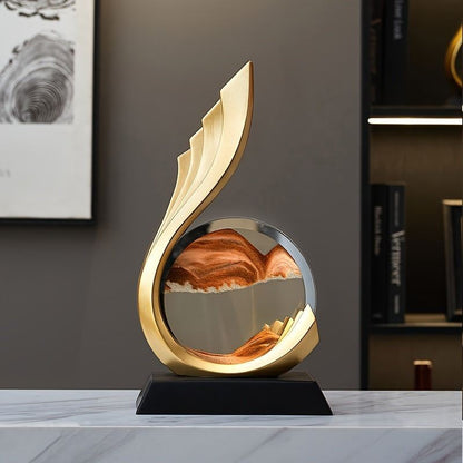 Deep Sea Sandscape Sculpture - 3D Moving Sand Art Display