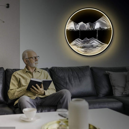 Sand Art LED Wall Sconce - Moving Sand Art Wall Lamp